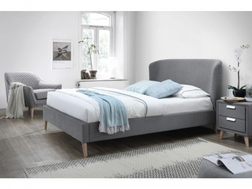 Двуспальная кровать Alexis160 Signal Серый